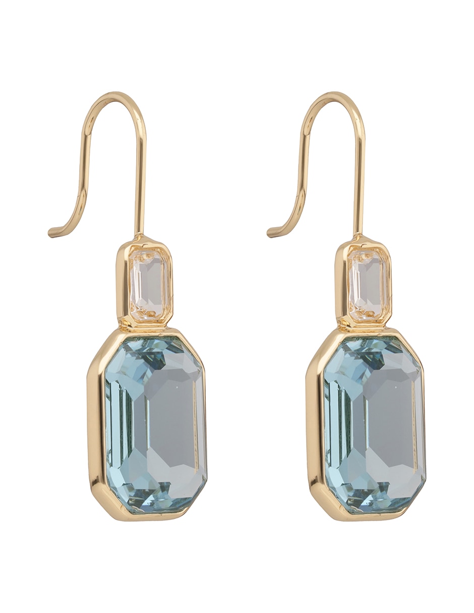 Aretes largos con acabado brillante Aretes largos con acabado brillante