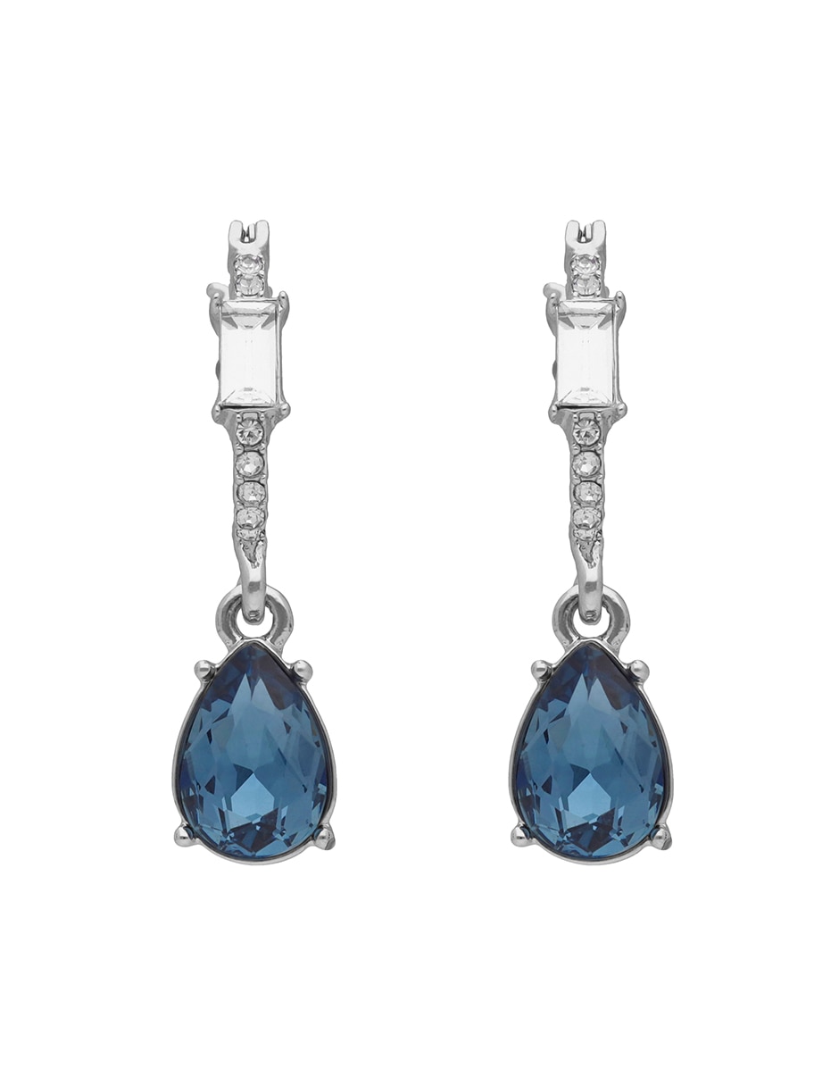 Arracadas de gota Dancing In Denim con acabado brillante 1