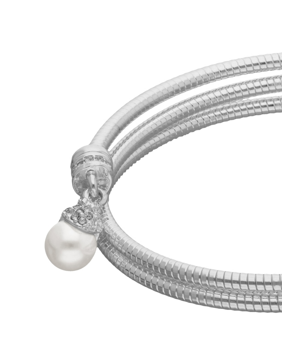 Pulsera de aleación de metal con semipreciosas bonita springs acabado Pulsera de aleación de metal con semipreciosas bonita springs acabado