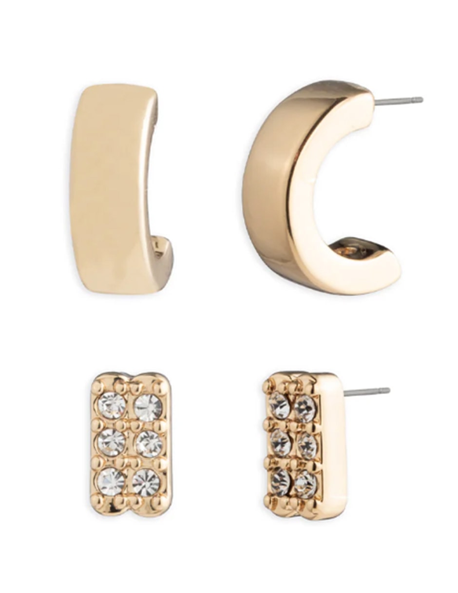 Set de aretes Lindella con acabado brillante 1