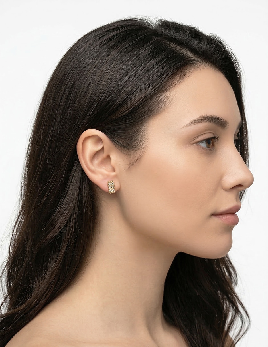Set de aretes Lindella con acabado brillante 3