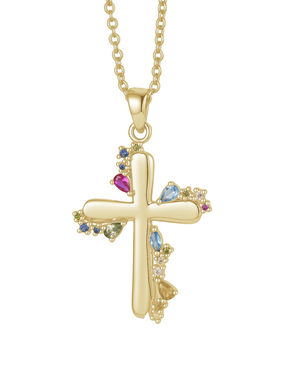 Collar de cruz Religiosos de 14 k