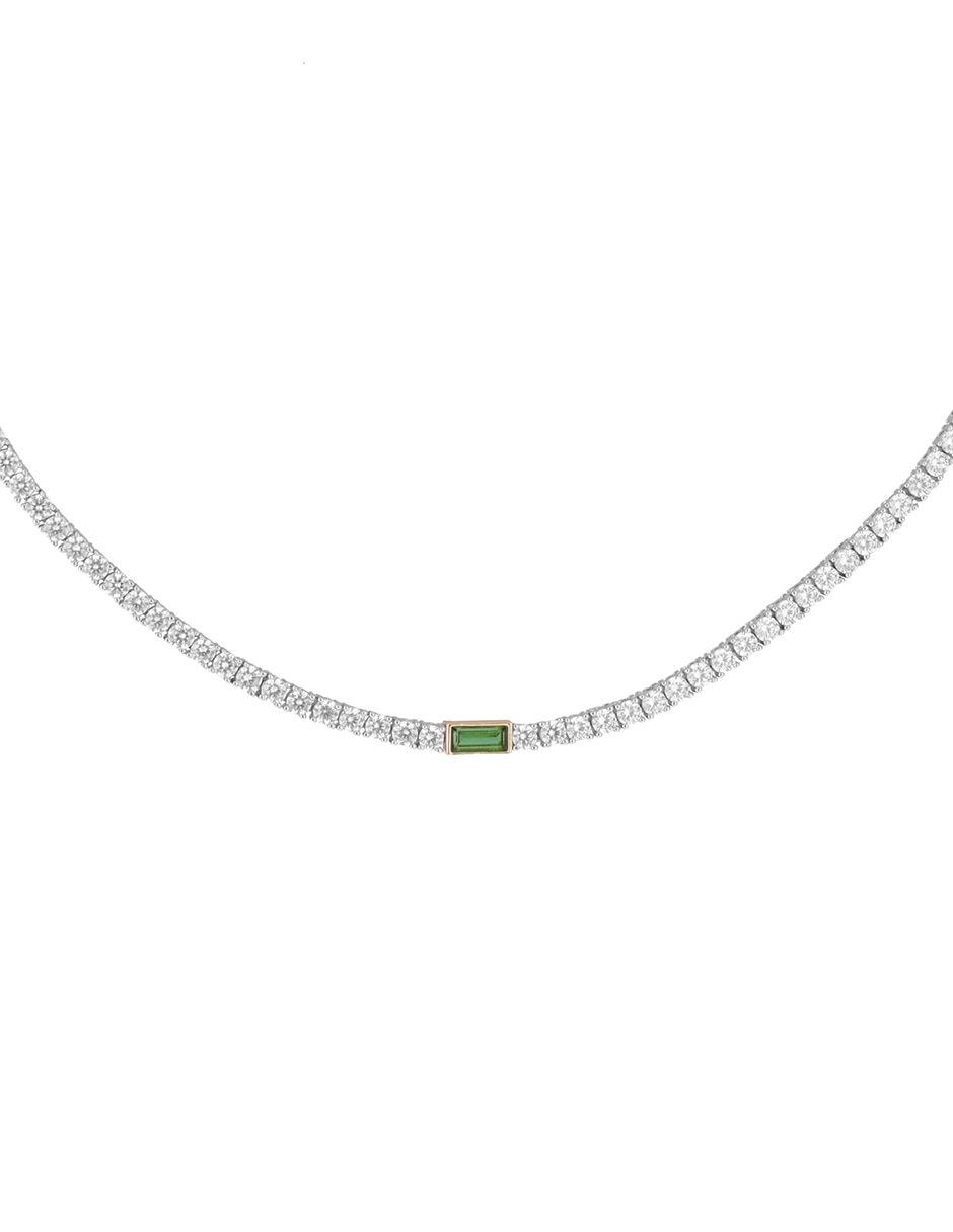 Collar de circular elyse de latón 2