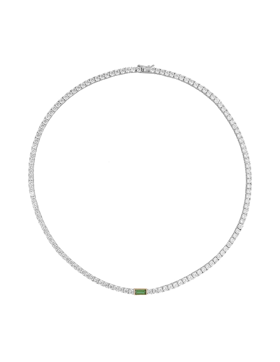 Collar de circular elyse de latón