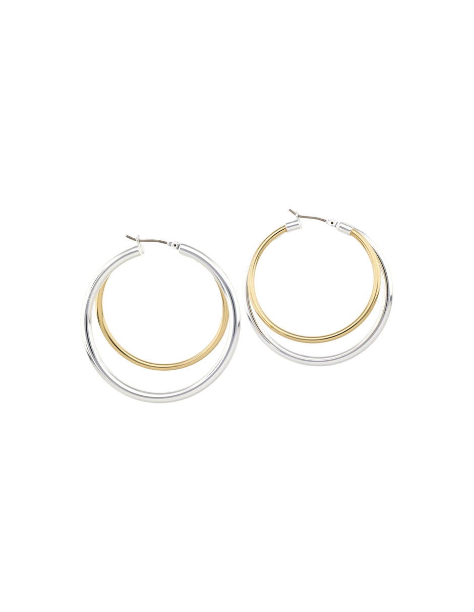 Aretes de aro Janson con acabado pulido 3