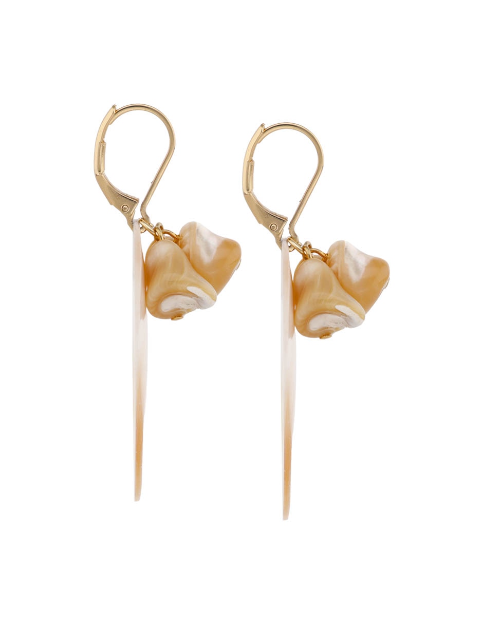 Aretes Cortos Sandra Con Acabado Brillante 3