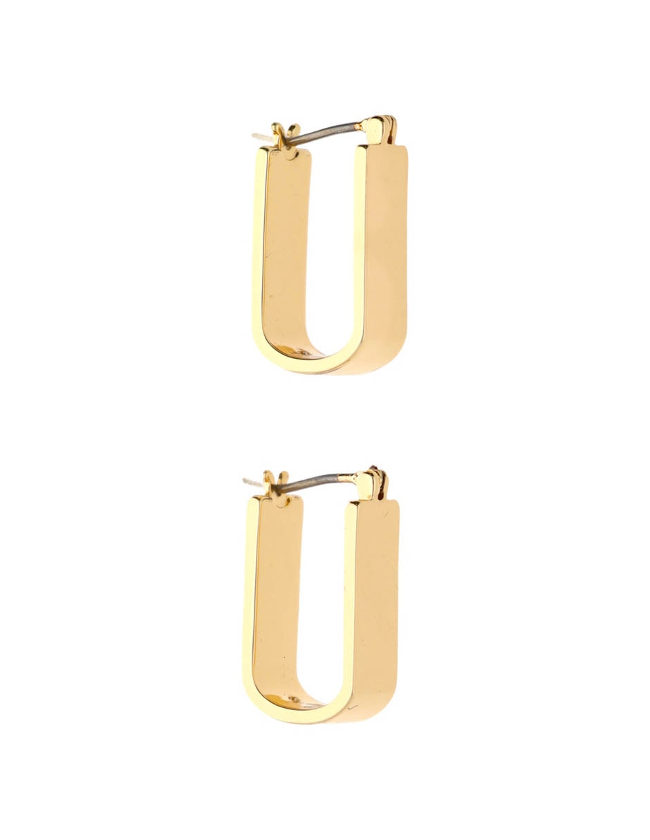 Aretes rectangulares Janson con acabado pulido 2