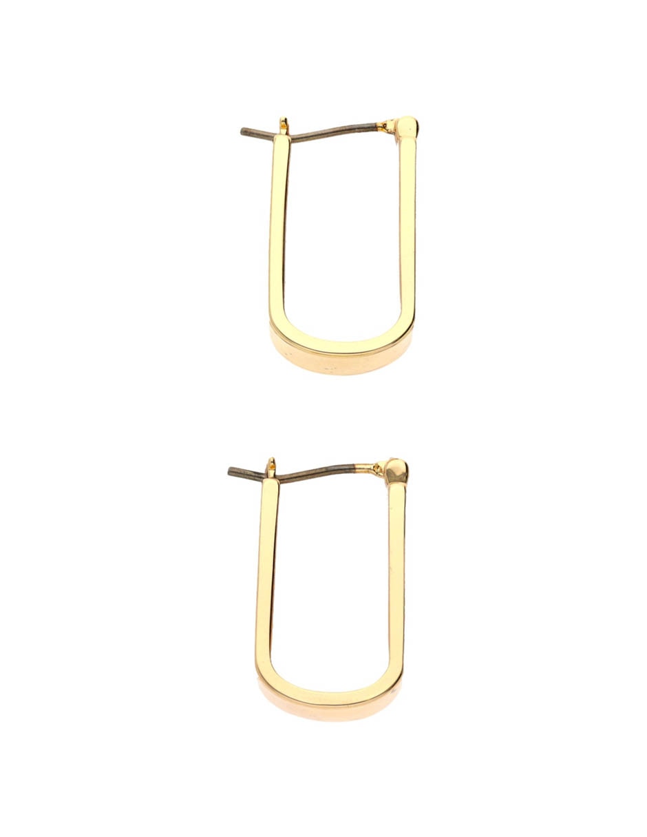 Aretes rectangulares Janson con acabado pulido 3