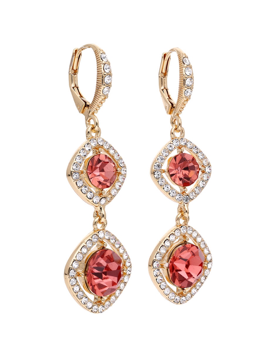 Aretes Largos Con Acabado Brillante 2