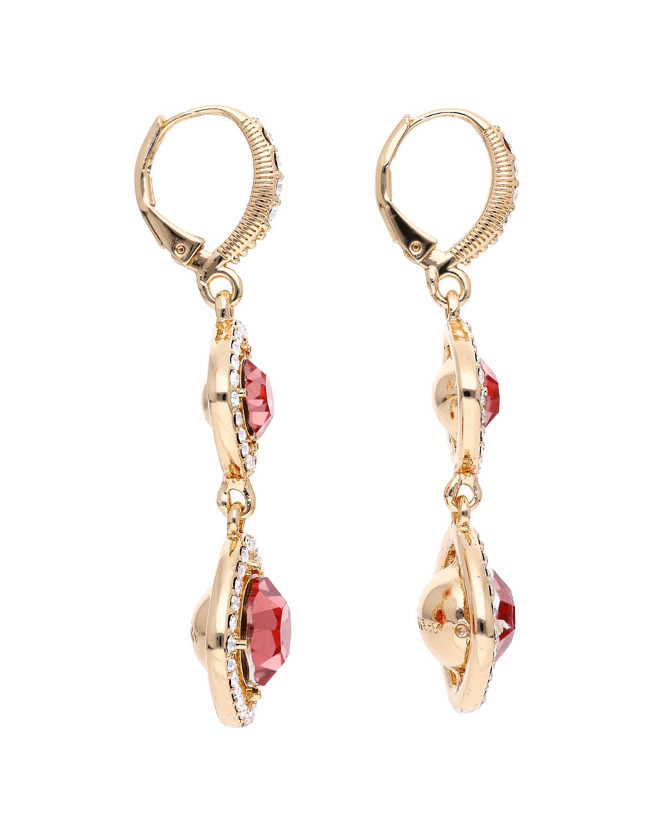 Aretes Largos Con Acabado Brillante 3