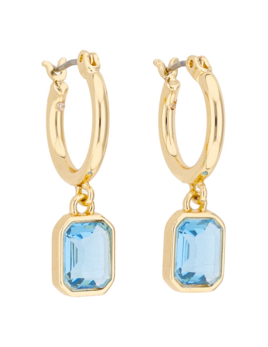 Aretes cortos lauren ralph lauren posey con acabado brillante