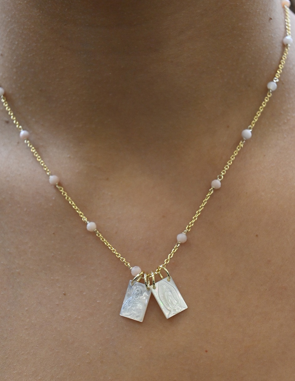 Collar rectangular Religiosos de 14 k 3