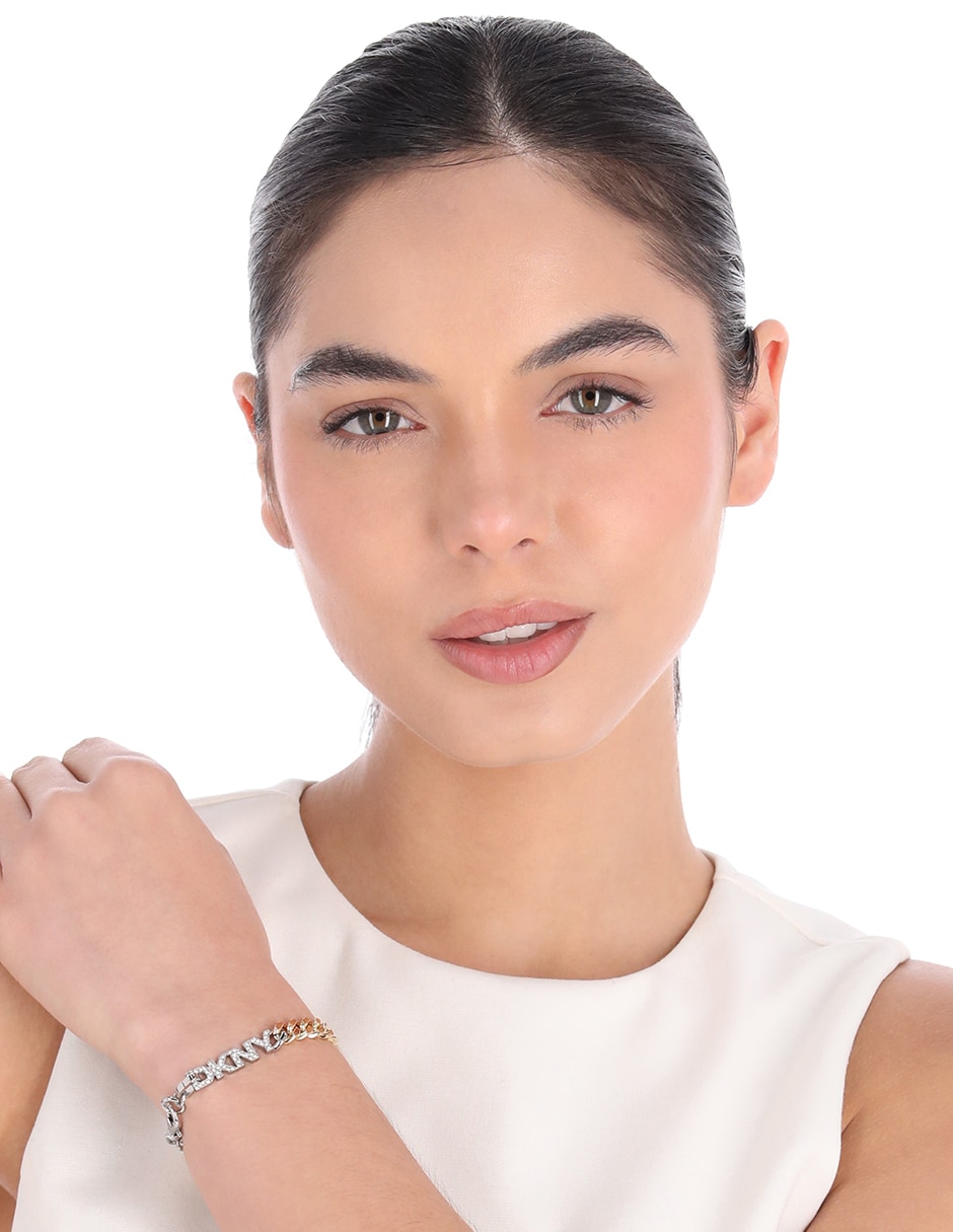 Pulsera Dkny con semipreciosas Paula acabado pavé