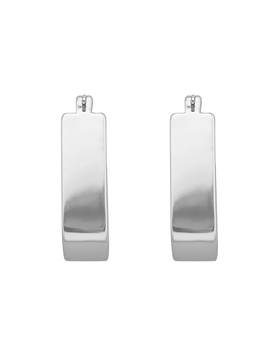 Aretes largos janson con acabado pulido 2