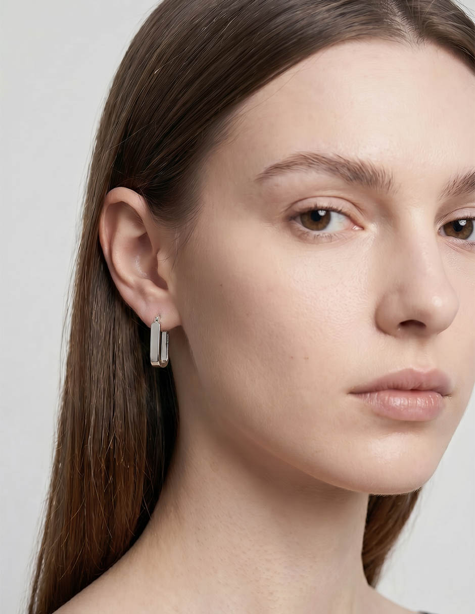 Aretes largos lauren ralph lauren janson con acabado pulido