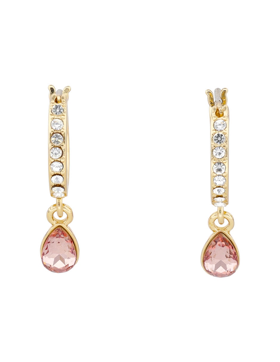 Aretes Huggies Con Acabado Brillante