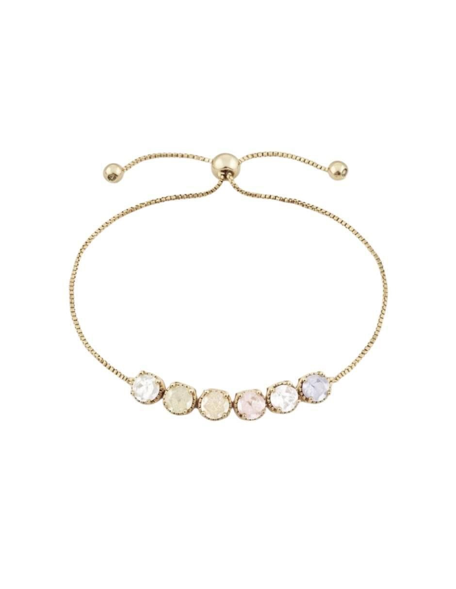 Pulsera con zirconia Etérea acabado baño de oro 18 K 2