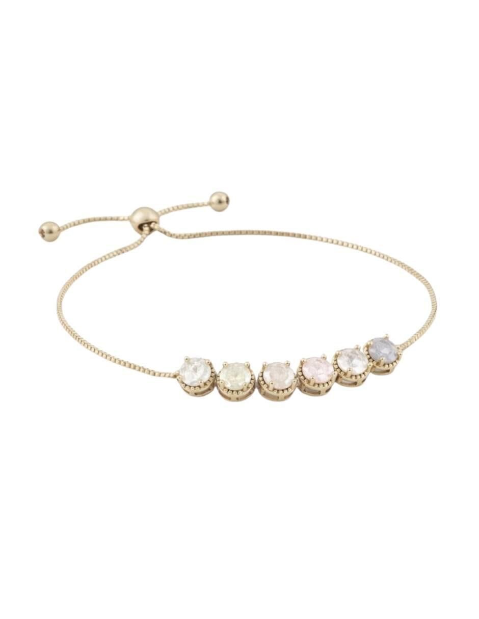 Pulsera con zirconia Etérea acabado baño de oro 18 K 3