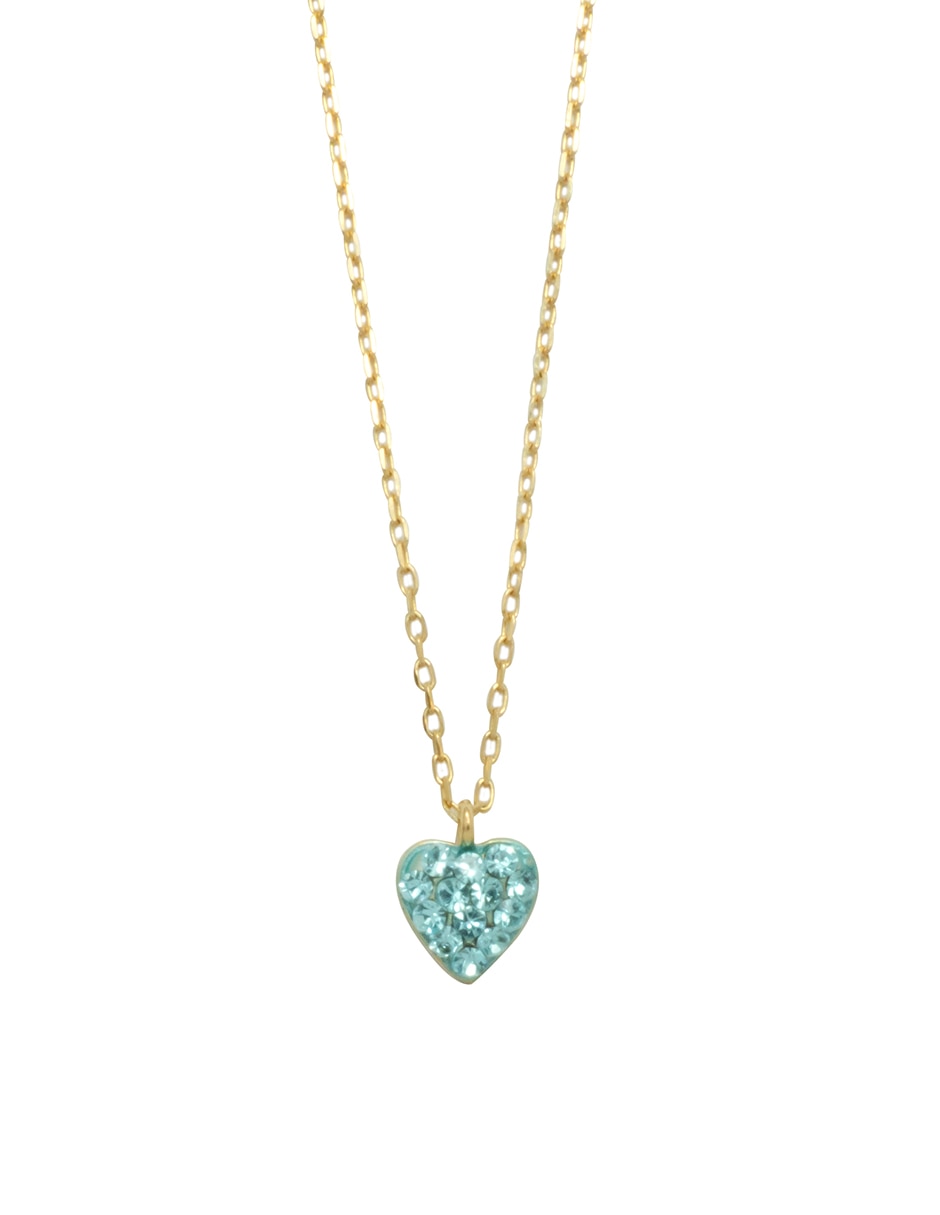 Collar de corazón Shamballa de plata P 925 1