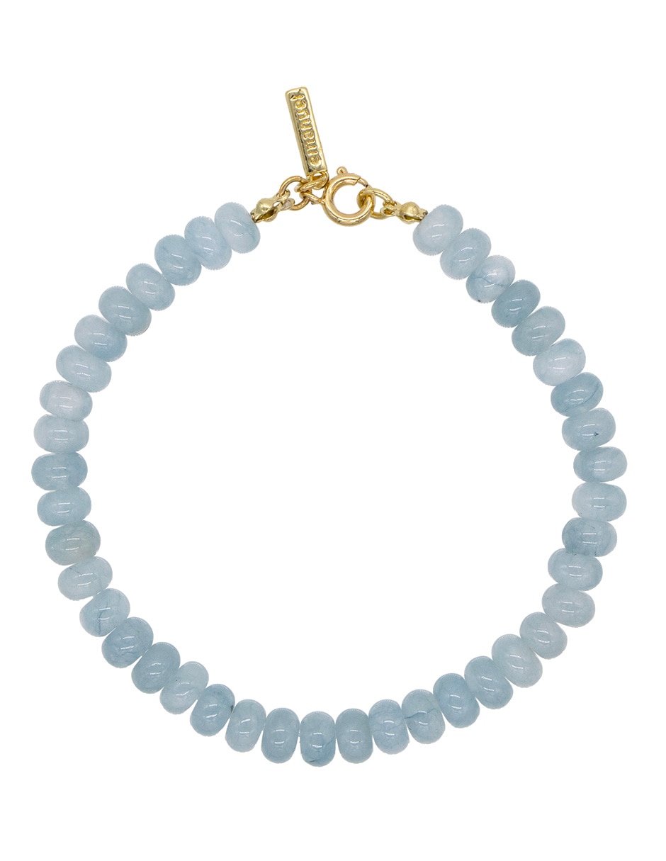 Pulsera con aguamarina 1