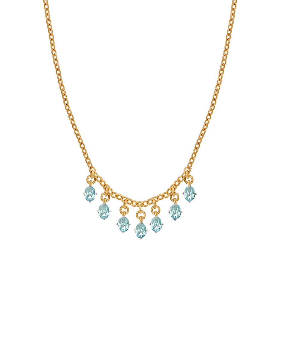 Collar circonita oval 1