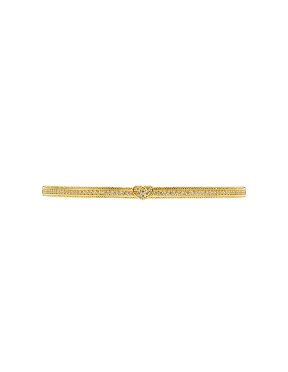 Aro Mossimo con cristal acabado pavé