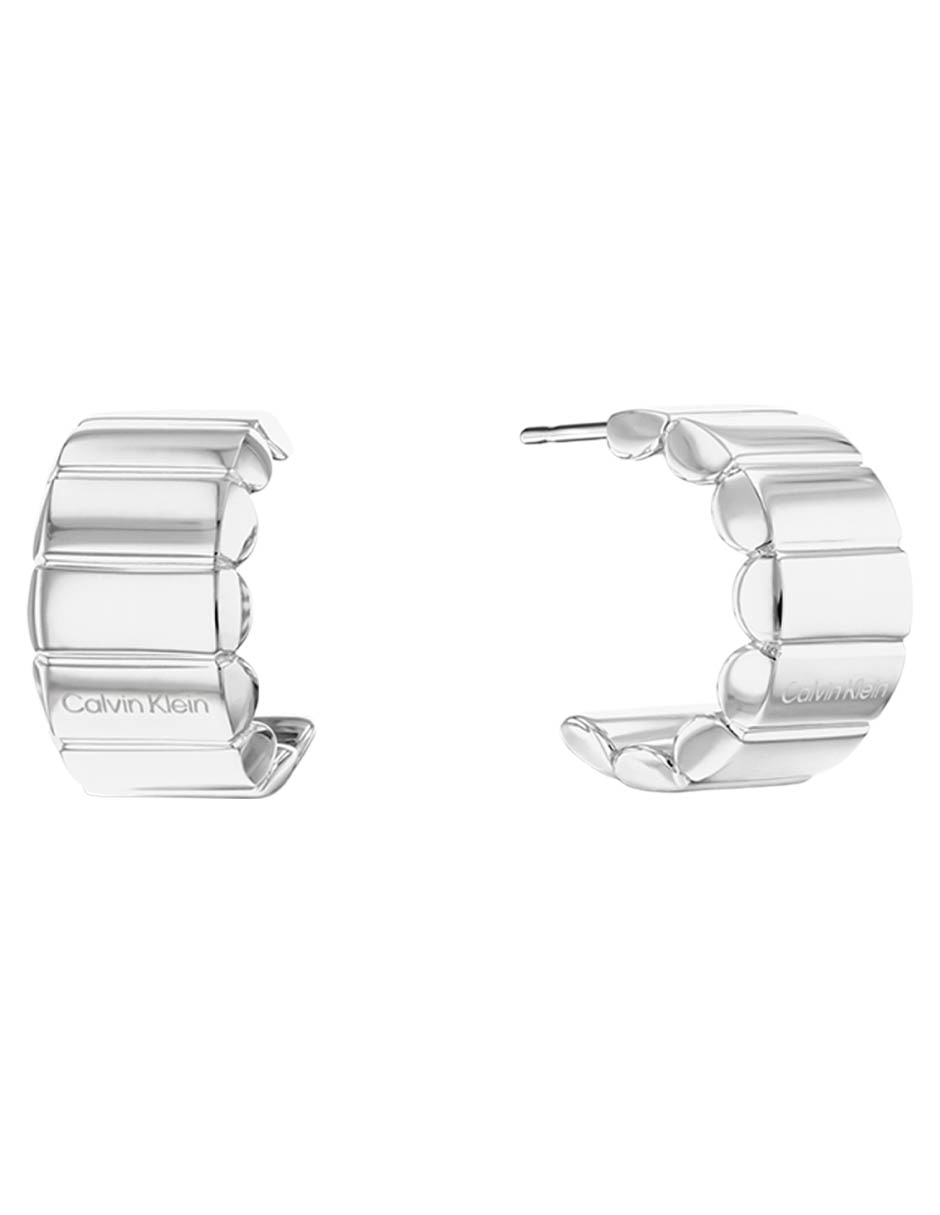 Aretes rectangulares Modern Repetition con acabado brillante