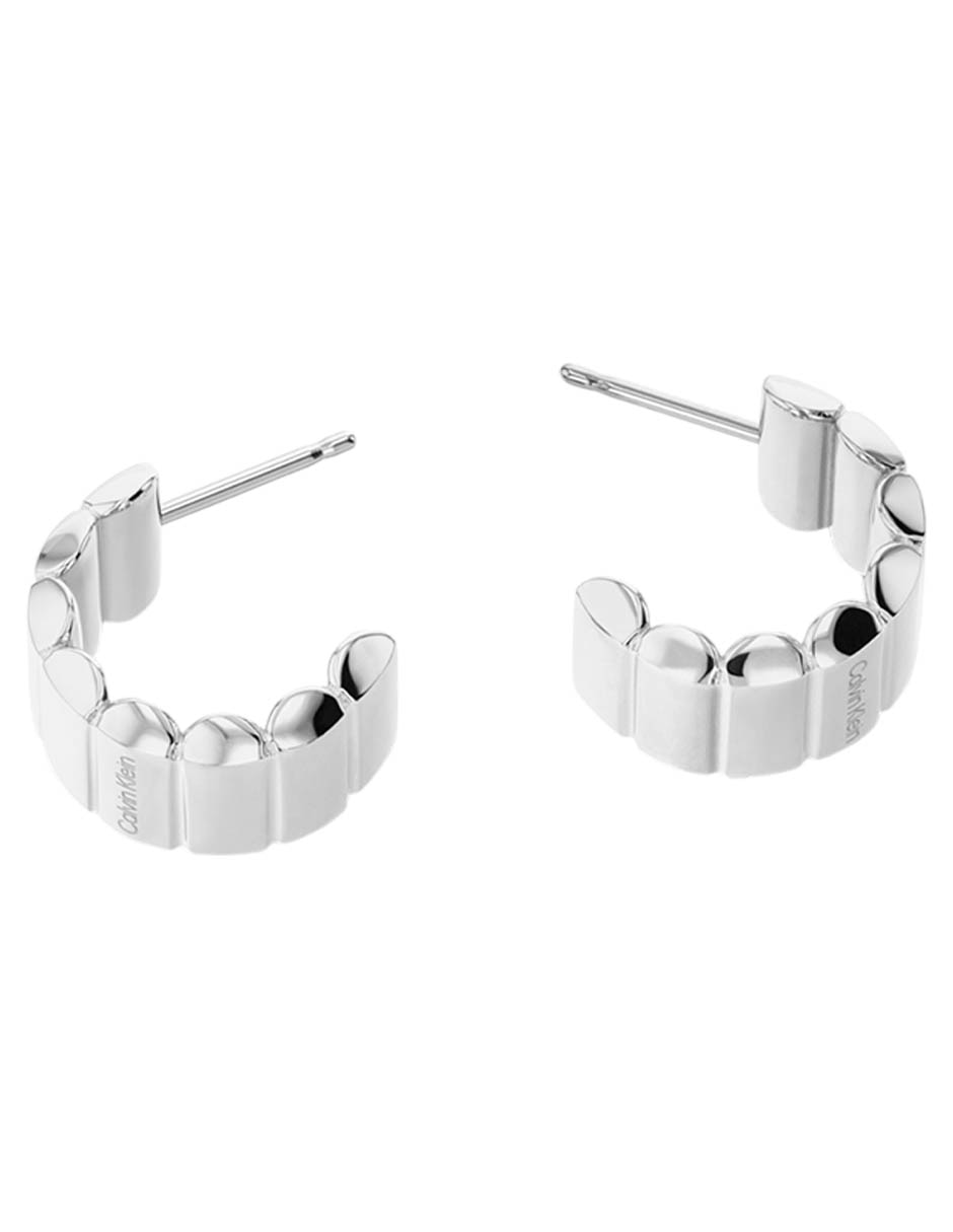 Aretes rectangulares Modern Repetition con acabado brillante 2