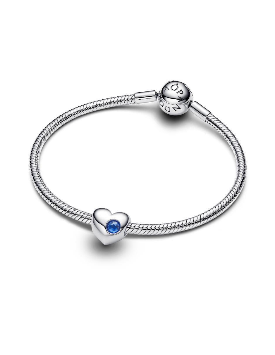 Charm de corazón Pandora Moments de plata P 925