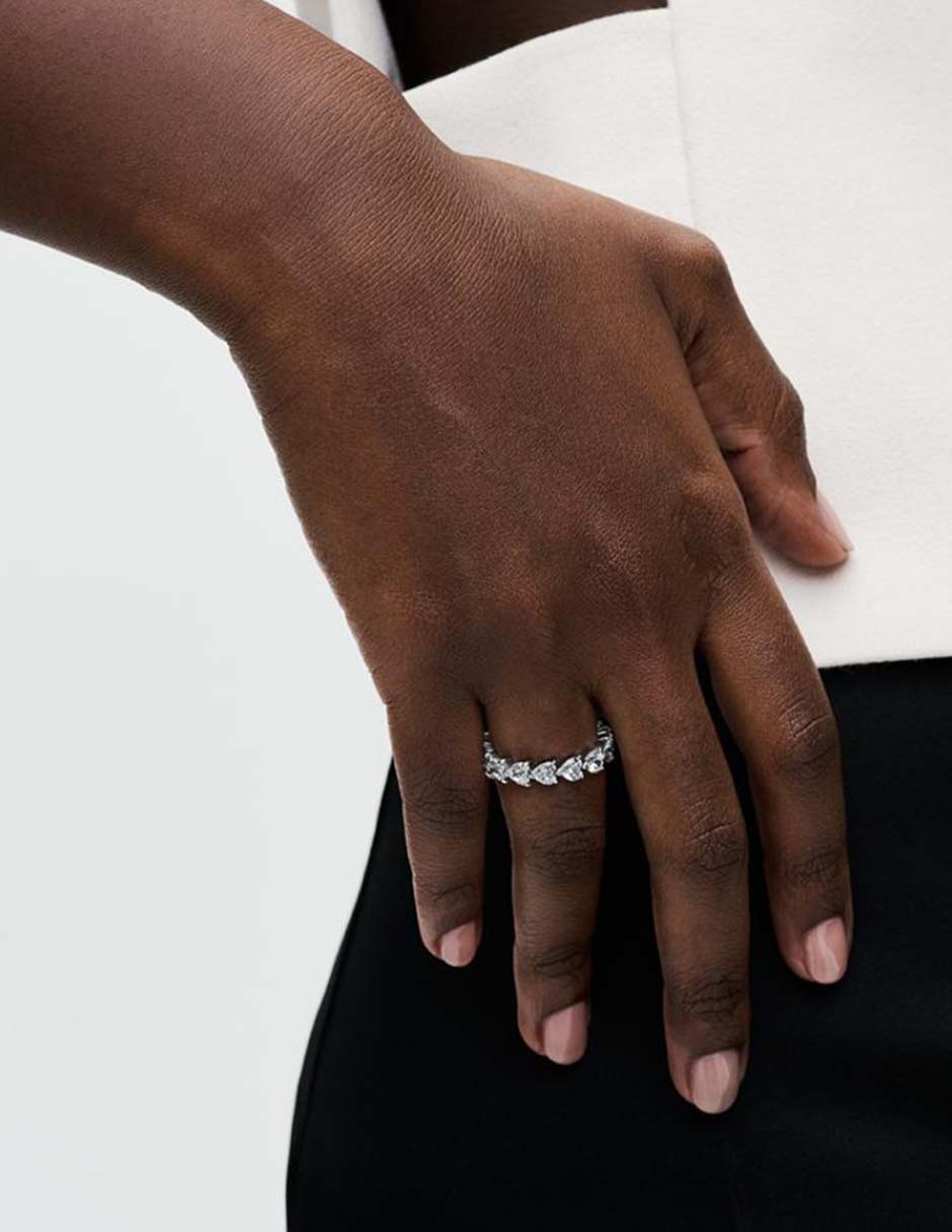 Anillo Pandora Timeless P 925 de plata zirconia cúbica brillante