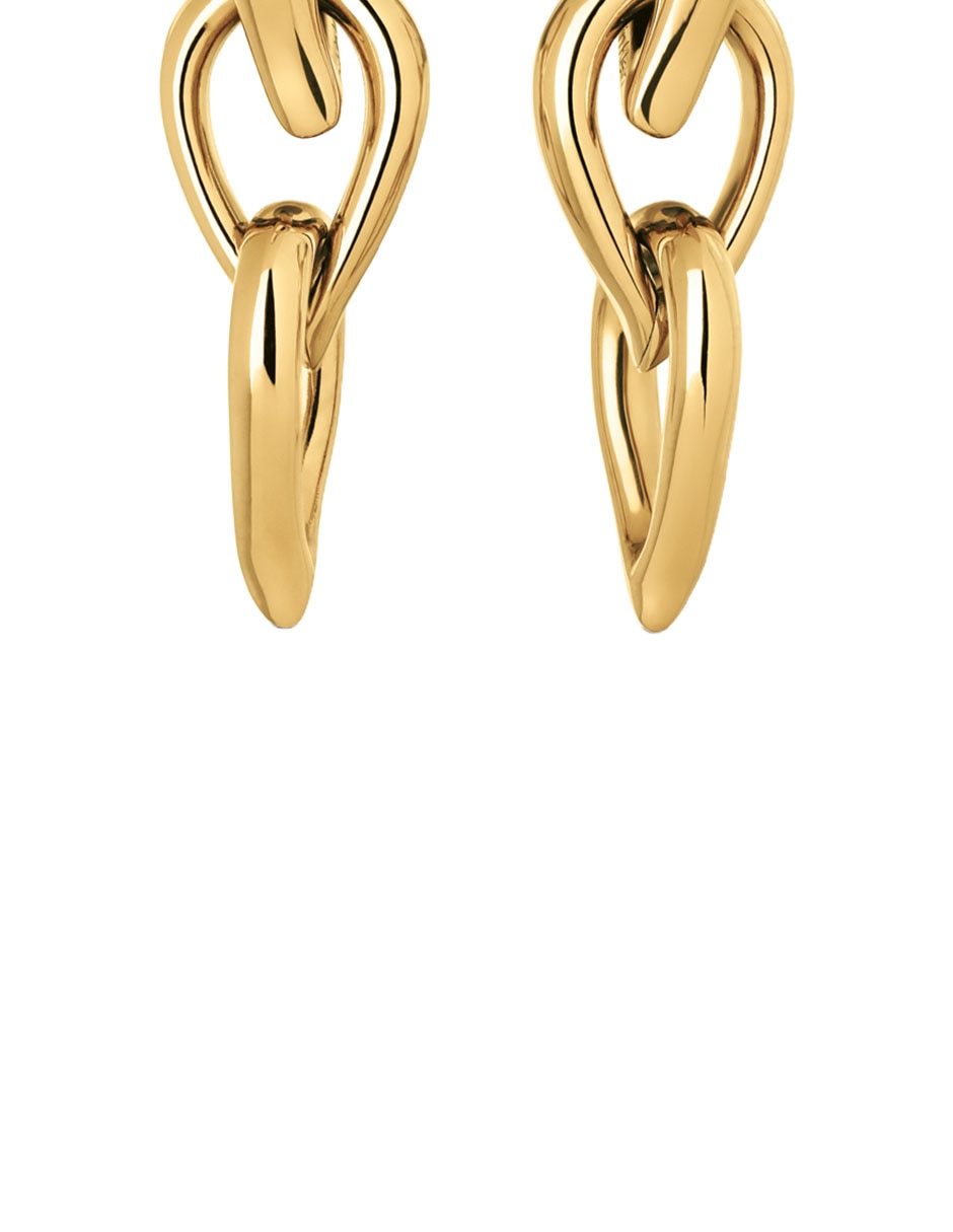 Aretes de gota Sculptured Drops con acabado pulido 4