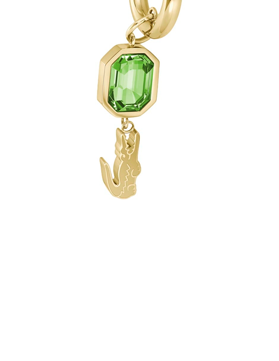 Aretes Deva con acabado brillante cristal 3