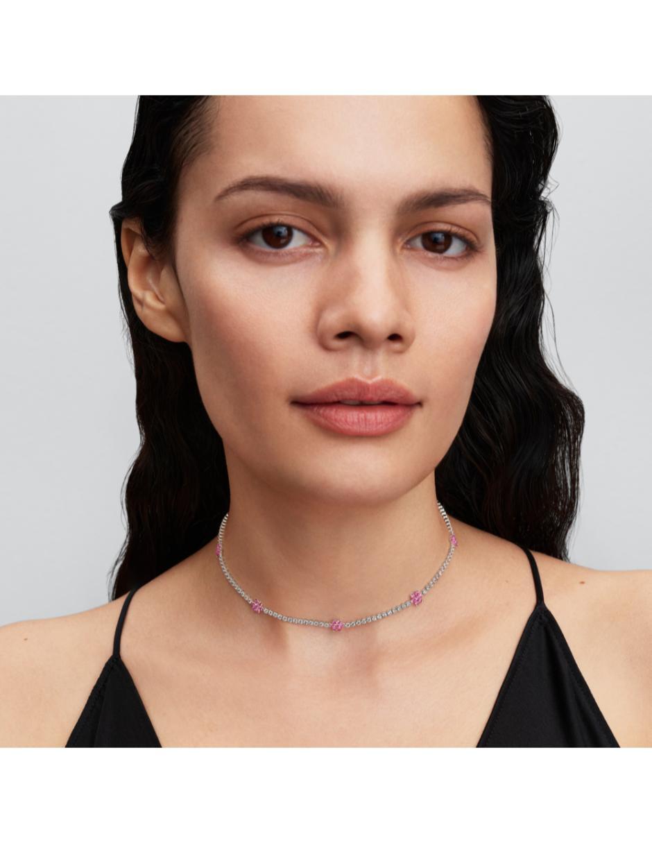 Collar de flor de plata P 925 2