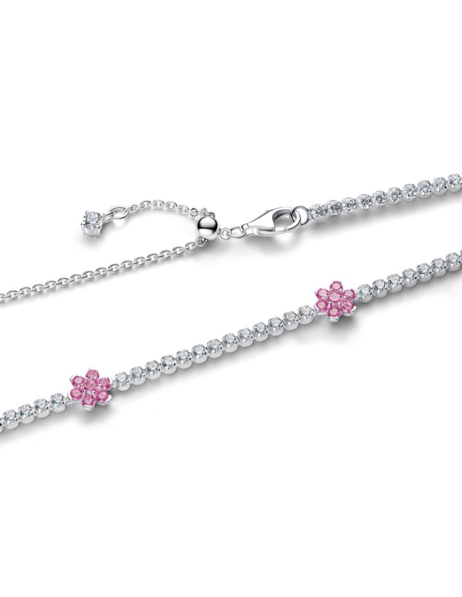 Collar de flor de plata P 925 3
