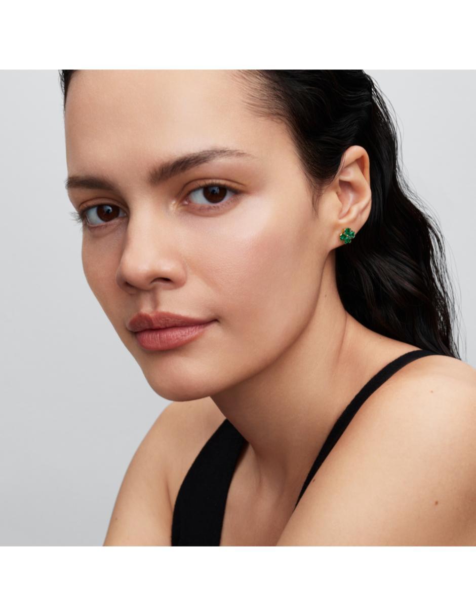 Aretes de trébol Timeless de plata P 925 cristal 2