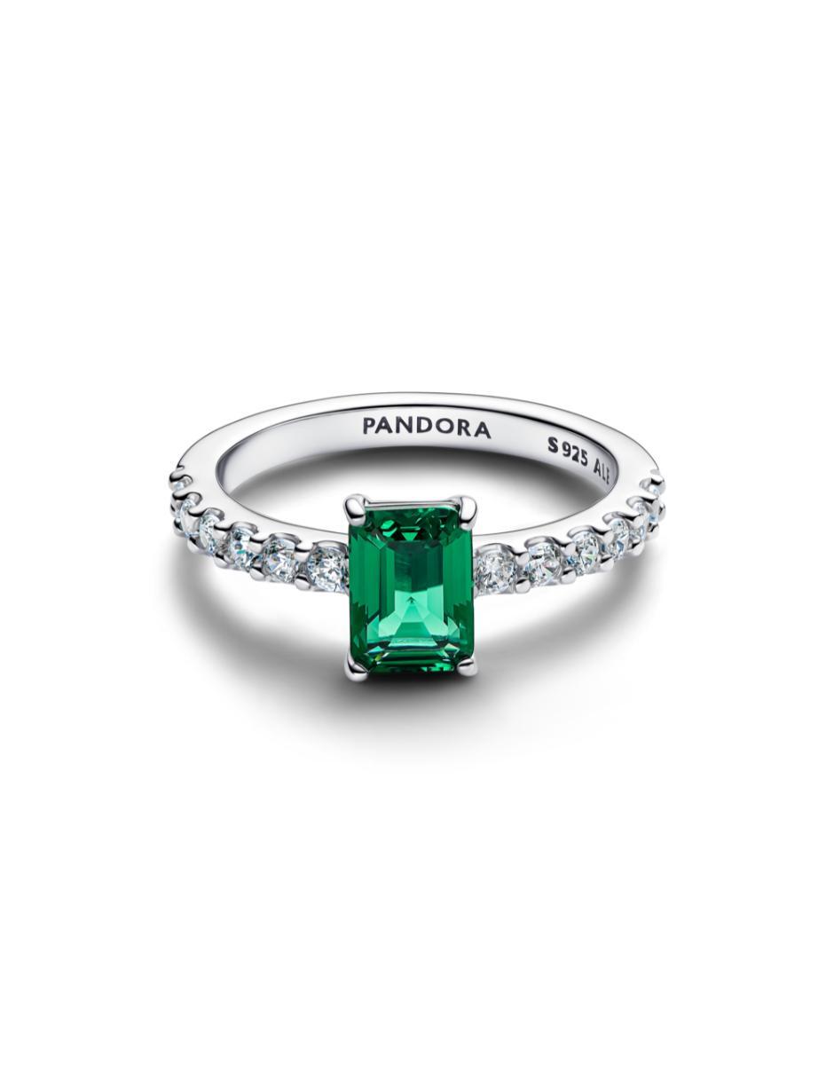 Anillo P 925 de plata zirconia cúbica brillante 3