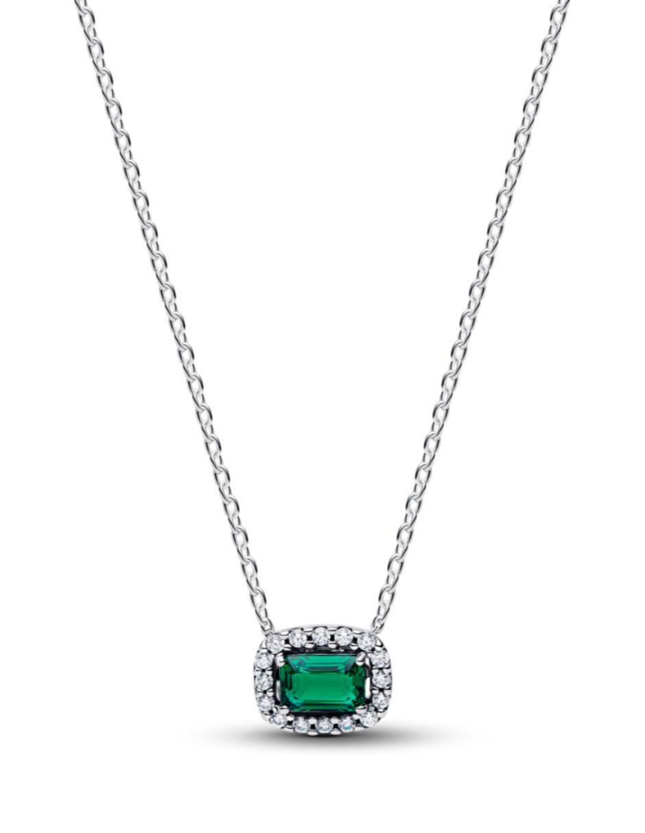 Collar rectangular de plata P 925