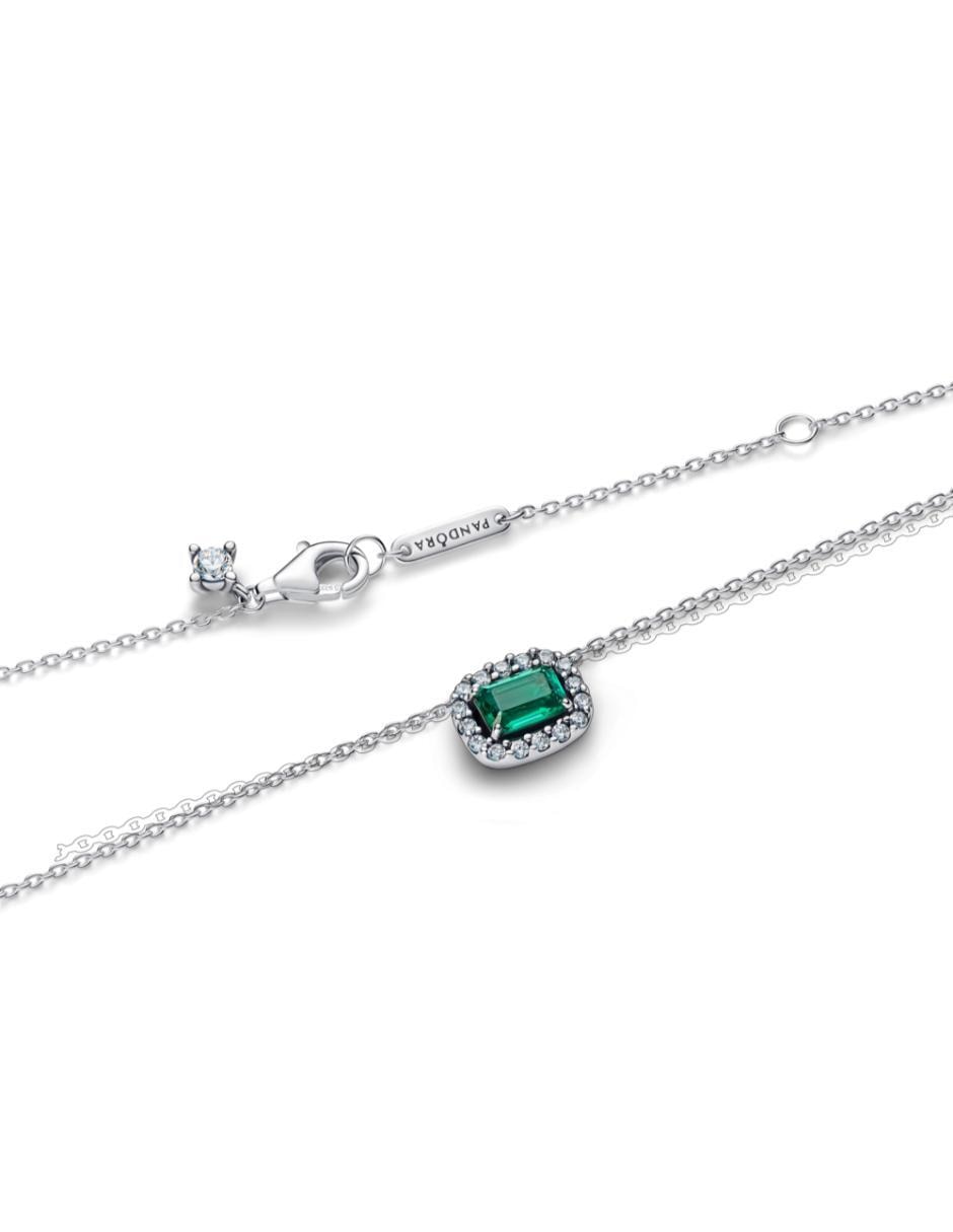 Collar rectangular de plata P 925 3