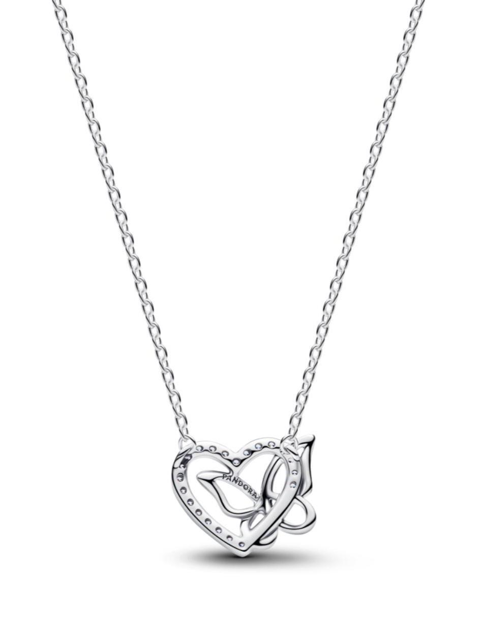 Collar de corazón de plata P 925 4