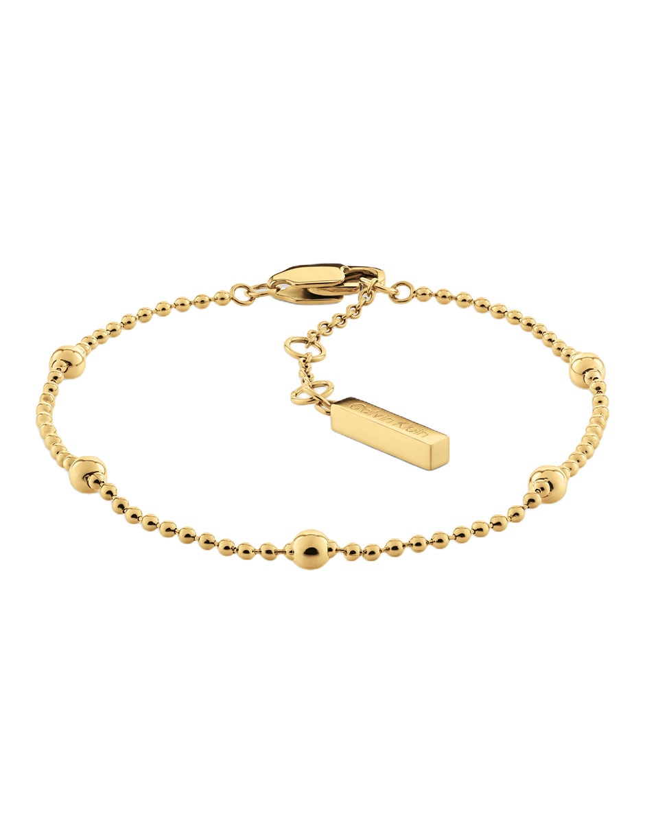 Brazalete calvin klein de acero inoxidable ck layered acabado