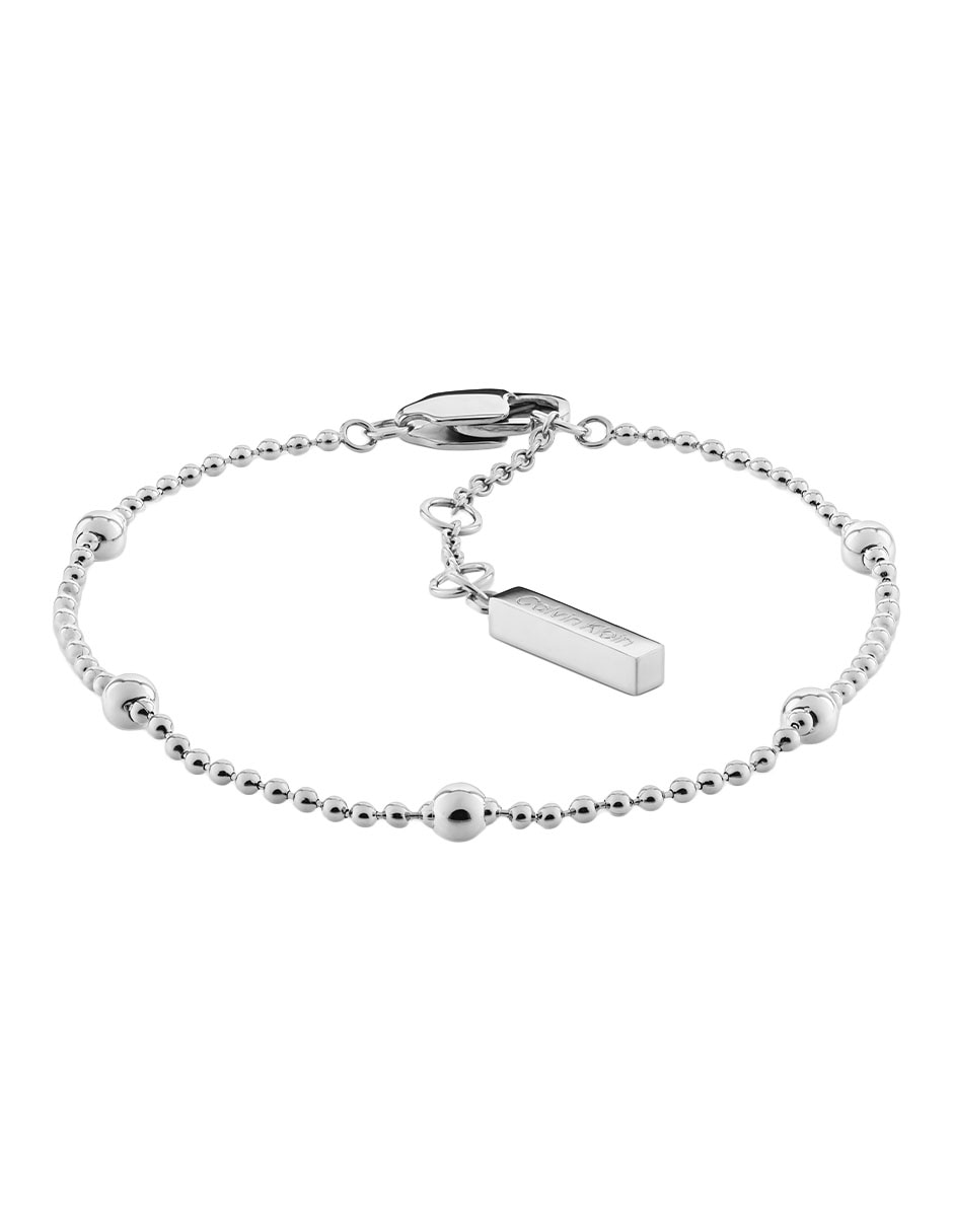 Brazalete calvin klein de acero inoxidable ck layered acabado