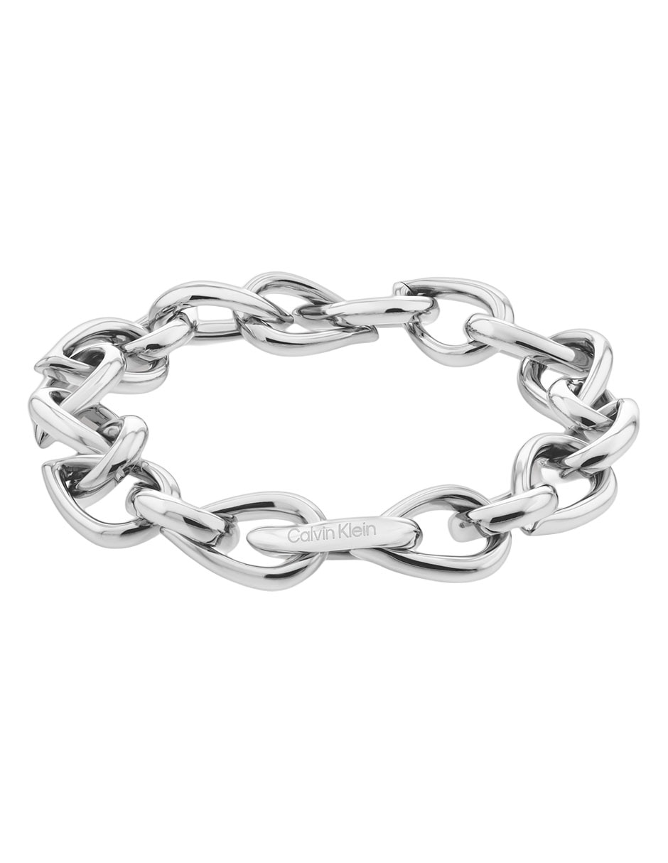 Brazalete con Sculptured Drops acabado brillante