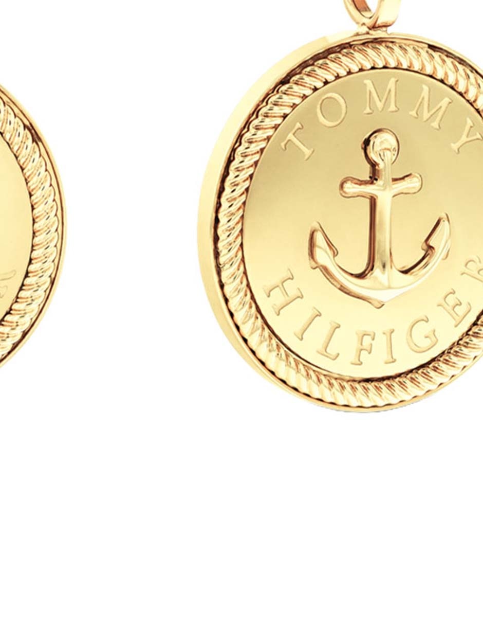Aretes cortos Hilfiger Charms con acabado brillante 2