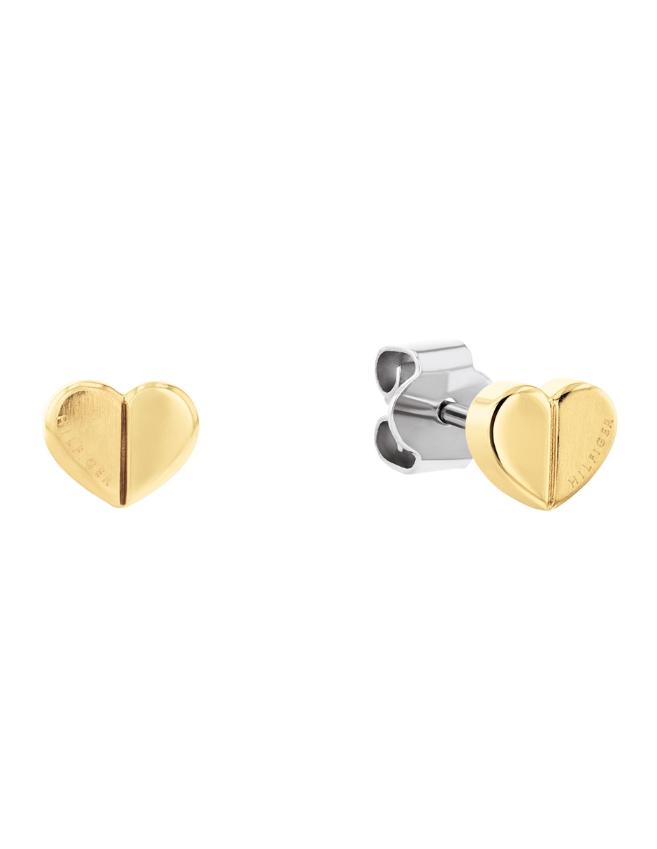 Broqueles de corazón Essential Earrings con acabado brillante