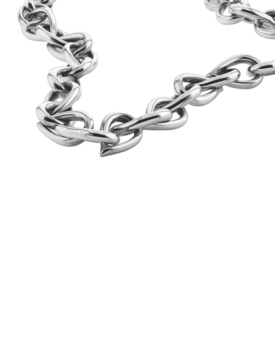 Collar de eslabones Ck Sculptured Drops 2