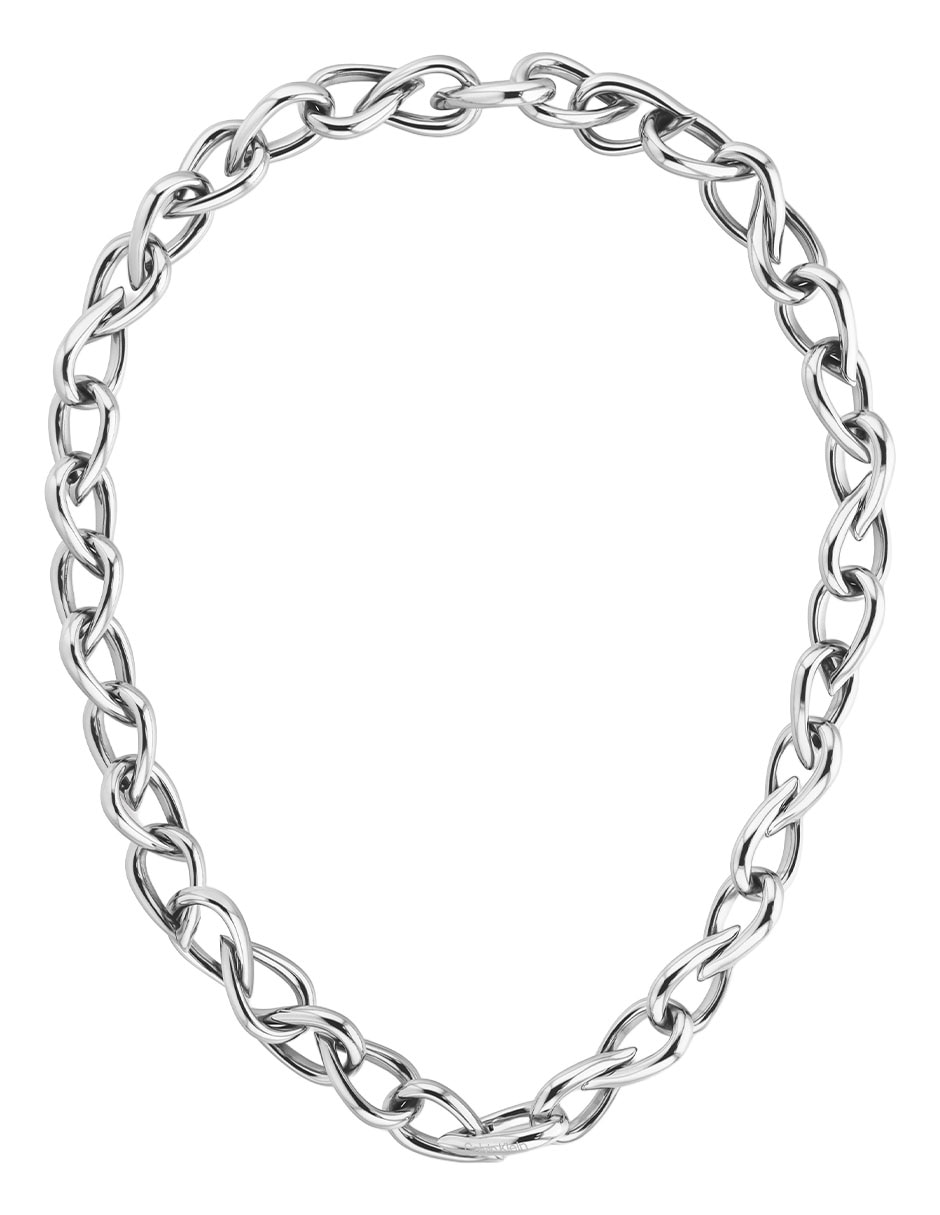 Collar de eslabones Ck Sculptured Drops 3