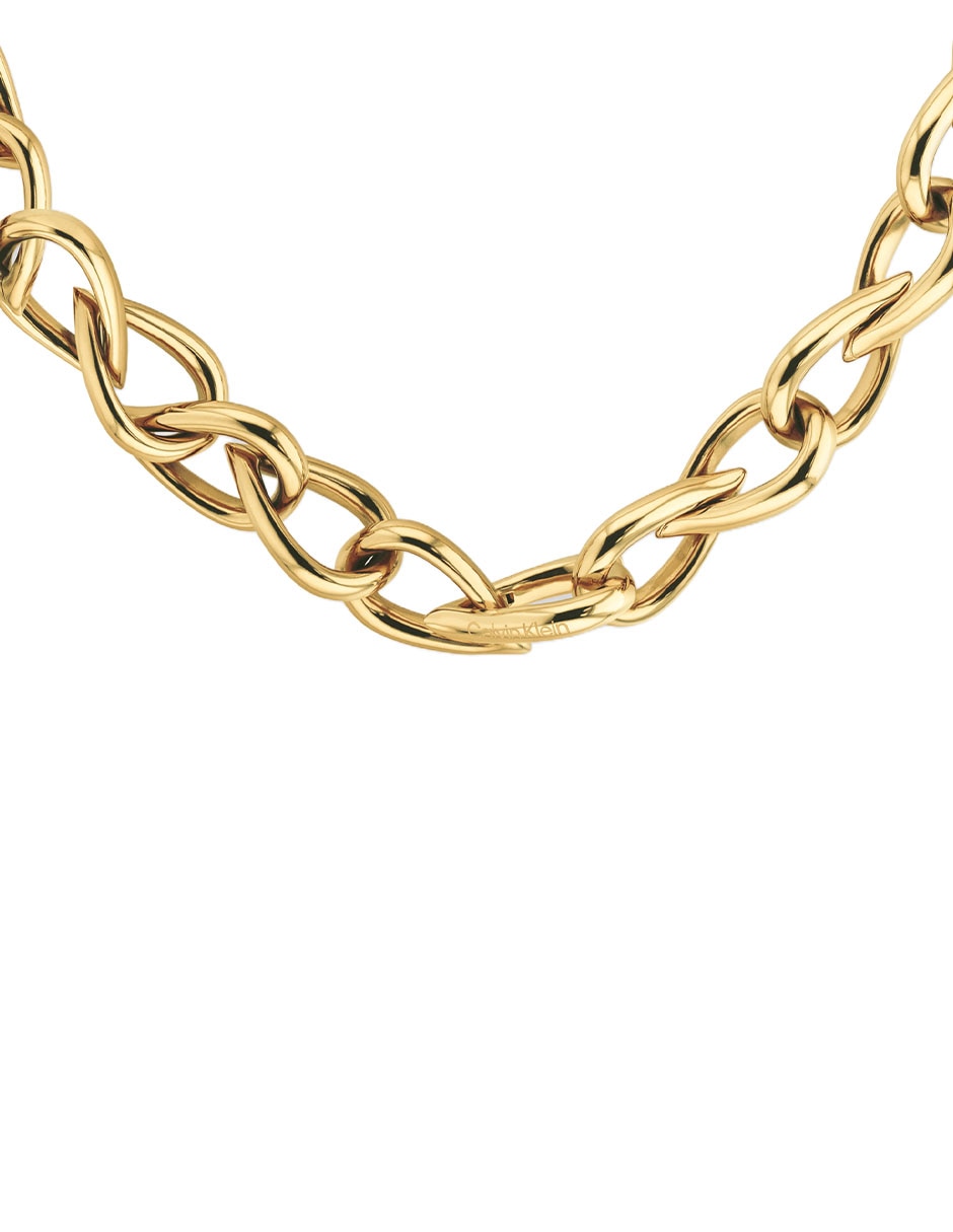 Collar de eslabones Ck Sculptured Drops Collar de eslabones Ck Sculptured Drops