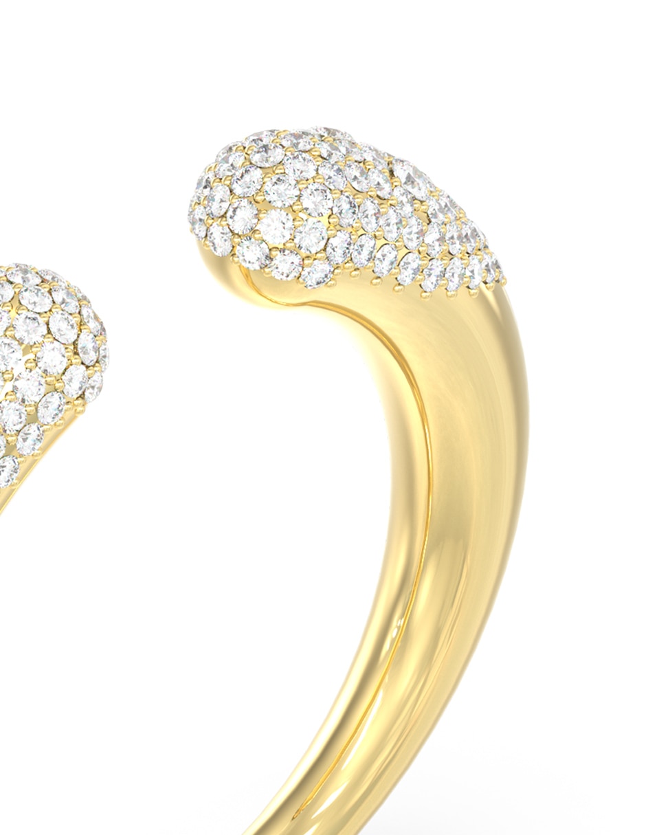 Anillo Guess Moon Drops circonita pavé
