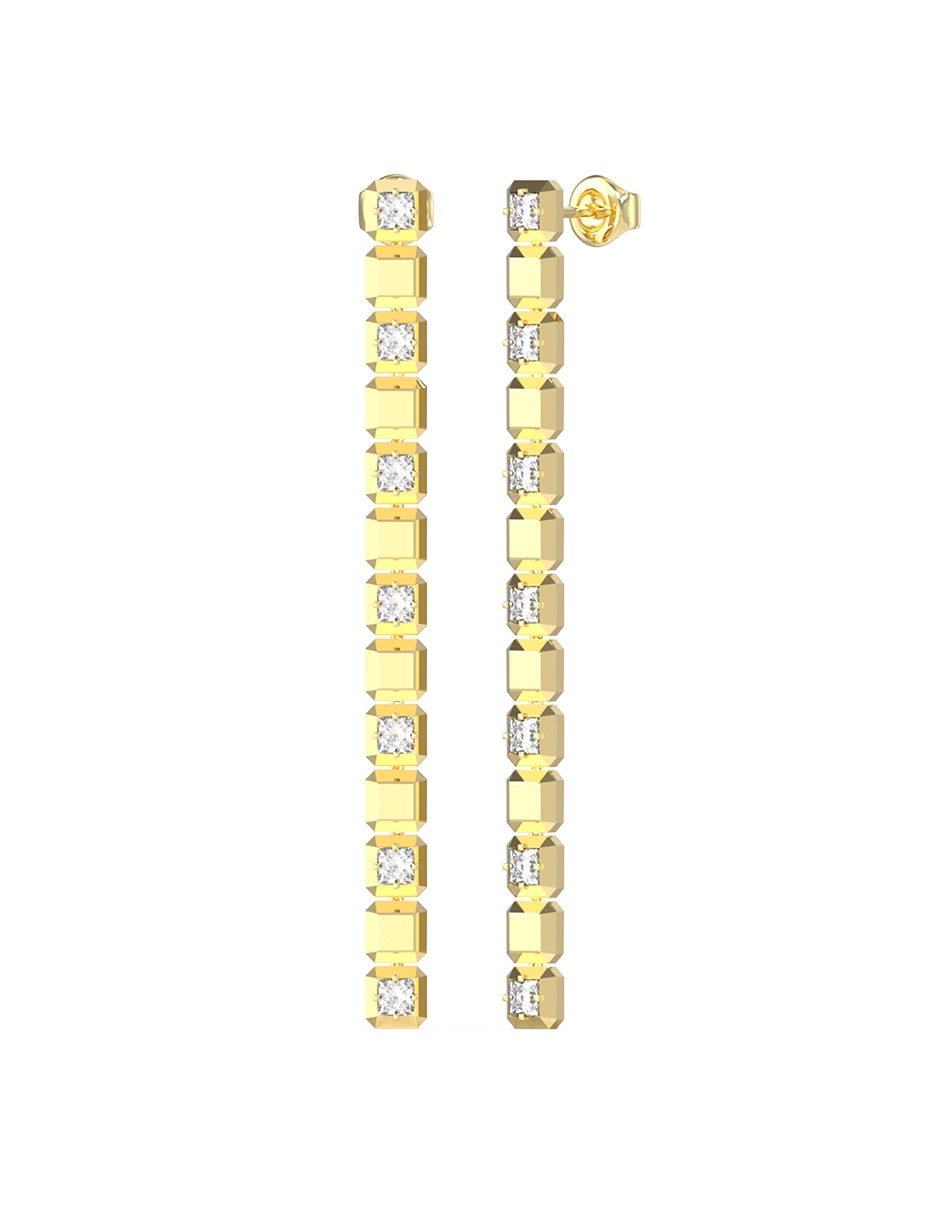 Aretes con acabado pavé