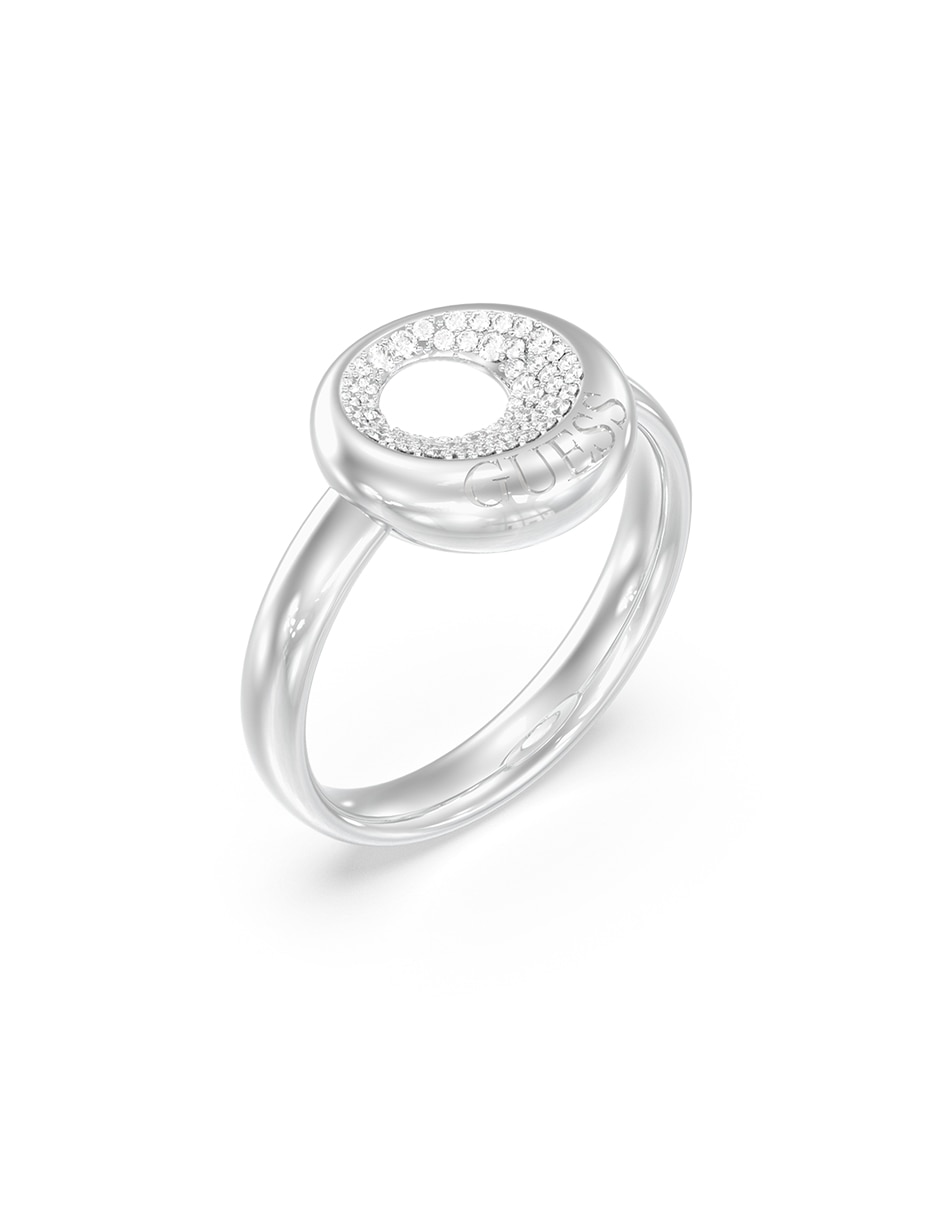 Anillo Moon Drops circonita pavé